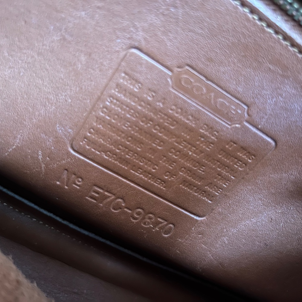 Vintage Coach Court Bag - Picture 7 of 8